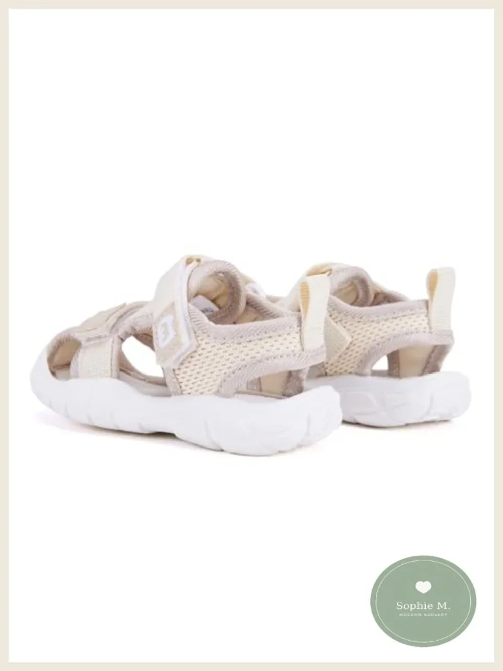 Baby Unisex Closed Toe Sandals - Lightweight Non-Slip First Walker